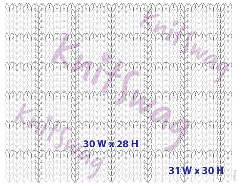 Best Knitting Chart for Designing Fair Isle Knitting  BLANK | Better than a spreadsheet!
